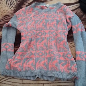 Tribal print forever 21 sweater